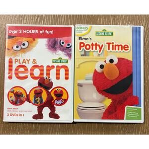 Elmo Potty Time DVD 2006 / Elmo Sesame Street Play and Learn 3 in 1